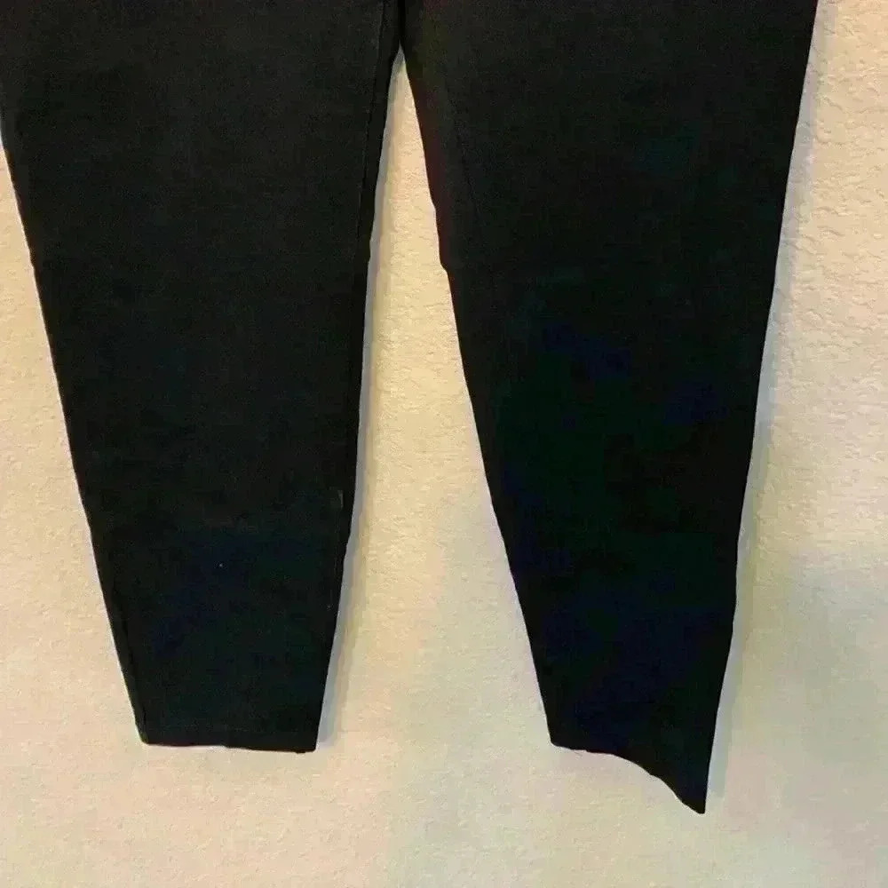 Eileen Fisher black pull on pant sz M career business casual work pant skinny - Picture 4 of 9